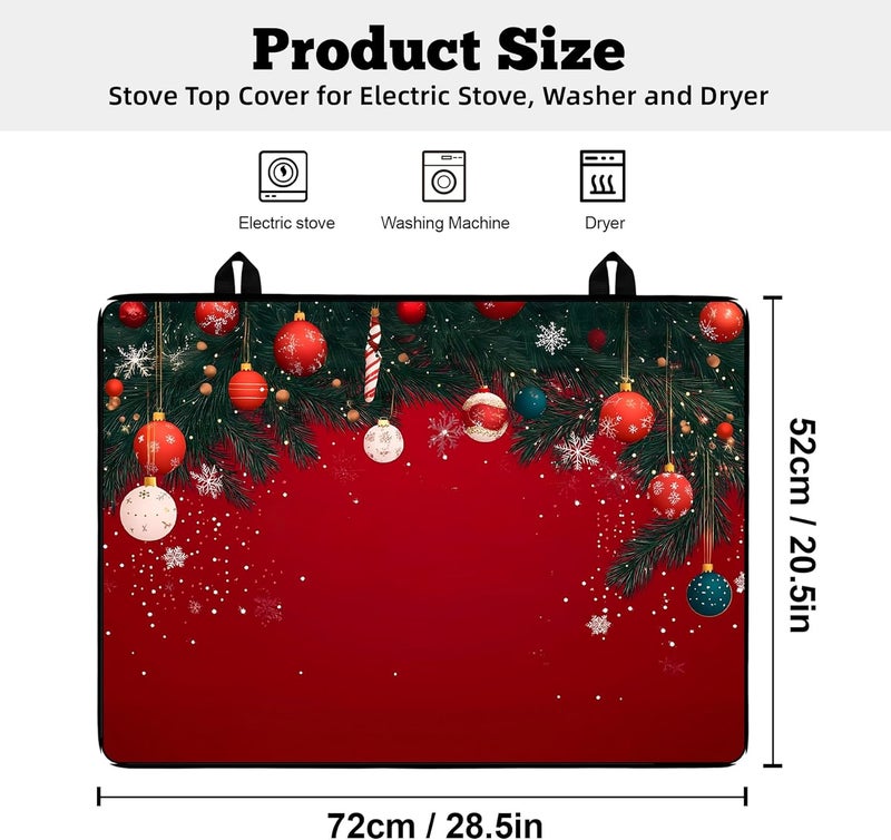 AOHMPT Stove Top Cover for Electric Stove: 28''×20'' Stove Cover Elevate Your Kitchen Reliable Heat Protection,Non-Slip Kitchen Decor (MAI-H2410098) - Image 2